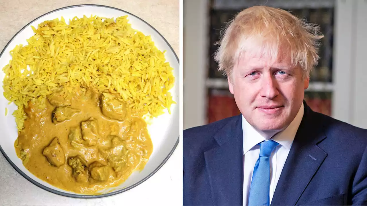 Face of Boris Johnson spotted in chicken Korma by carer who sees it as 'premonition' of things to come