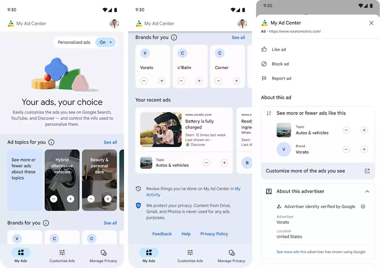 Google Rolls Out My Ad Center For Better Control Over Ads You See
