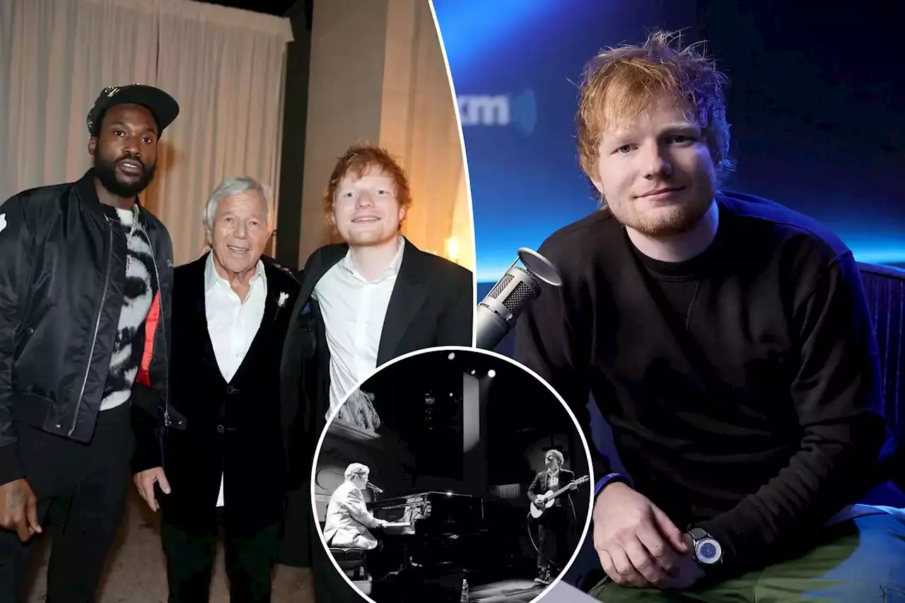 Ed Sheeran on why he performed at Patriots owner Robert Kraft’s wedding