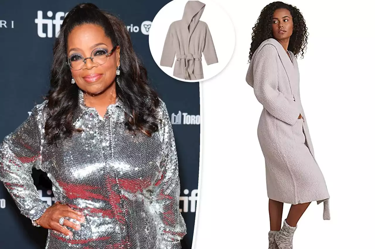 Save on cozy robes and blankets from Oprah-loved Barefoot Dreams