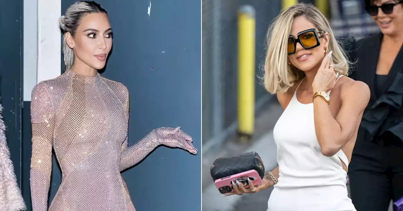 Khloé Kardashian Trolls Kim For Wearing the Same Sheer, Backless Catsuit