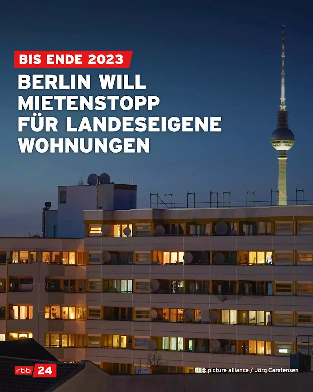 Landeseigene Wohnungsbaugesellschaften dürfen Mieten nicht mehr erhöhen