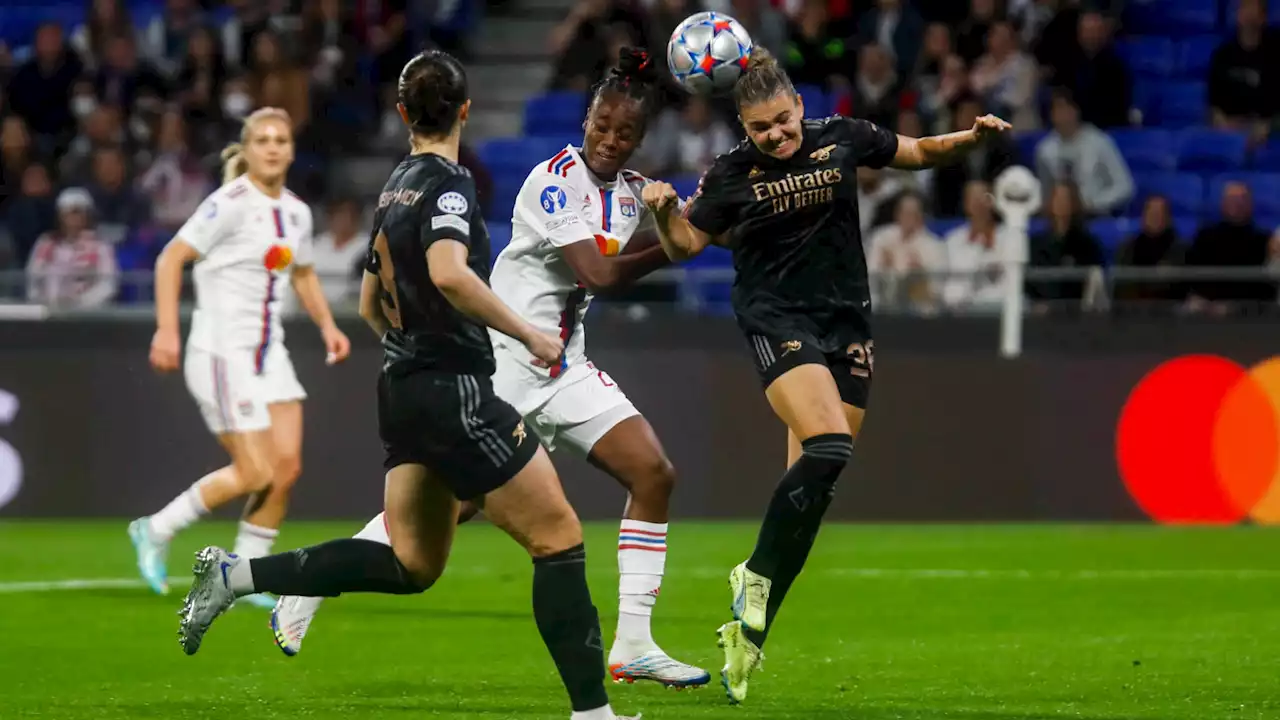 Ligue des champions féminine: l'OL corrigé à domicile par Arsenal, une défaite historique