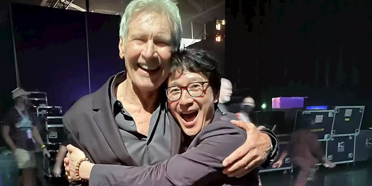 Indiana Jones' Ke Huy Quan Shares Harrison Ford Reunion Pic Backstory