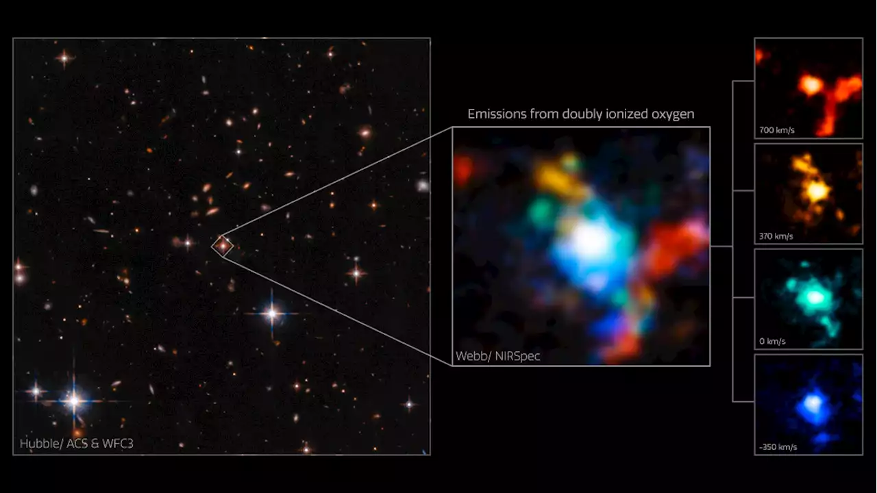 James Webb Space Telescope spies galaxies merging around 'monster' black hole