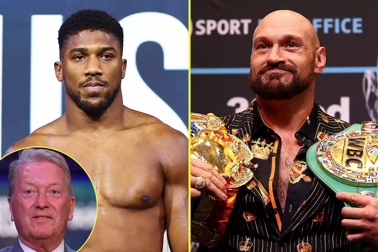 Frank Warren doubts Tyson Fury vs Anthony Joshua will ever happen - Fury's three-fight plan