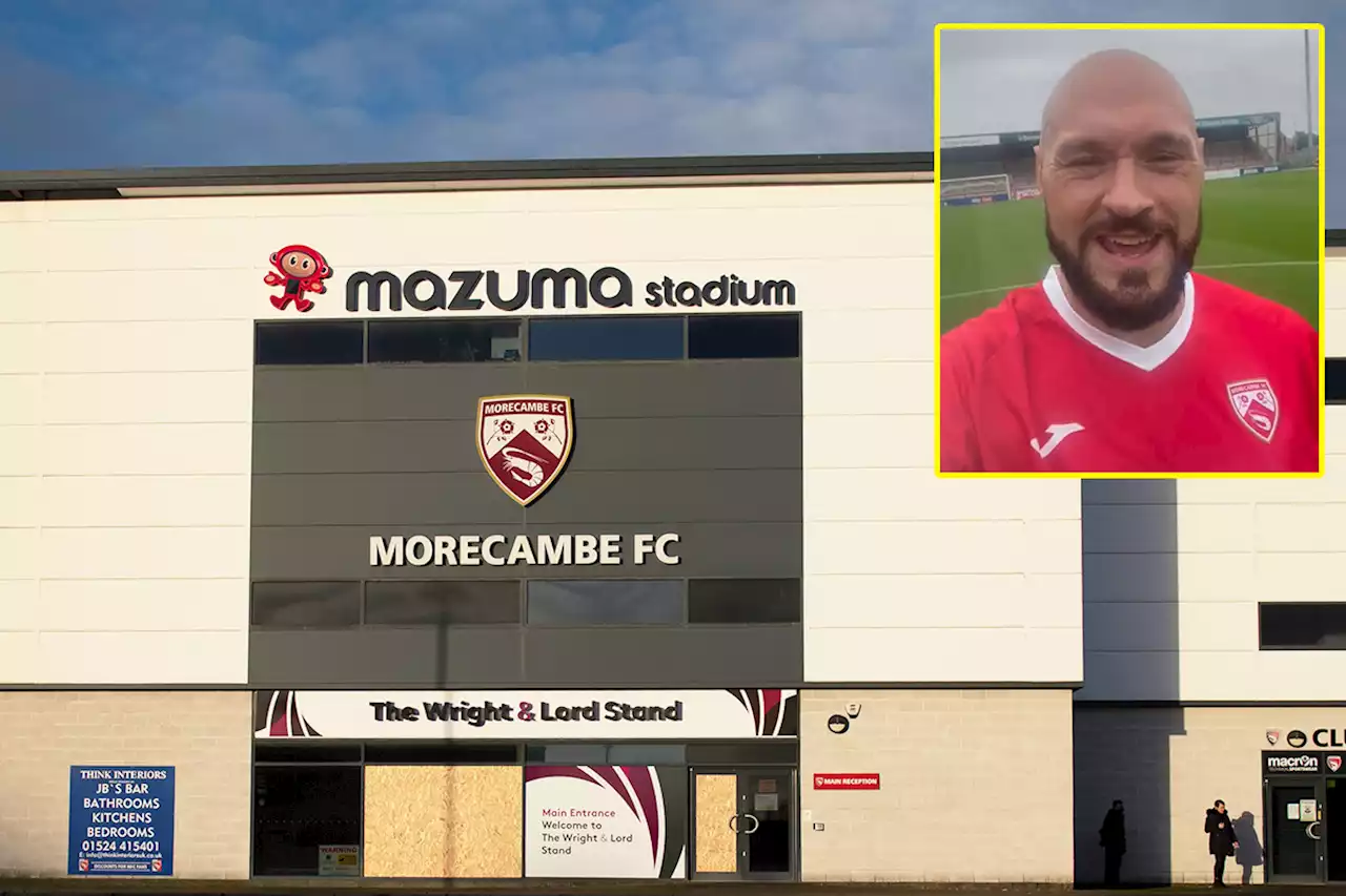 Tyson Fury reveals he's been offered chance to buy Morecambe FC, asks Simon Jordan for advice