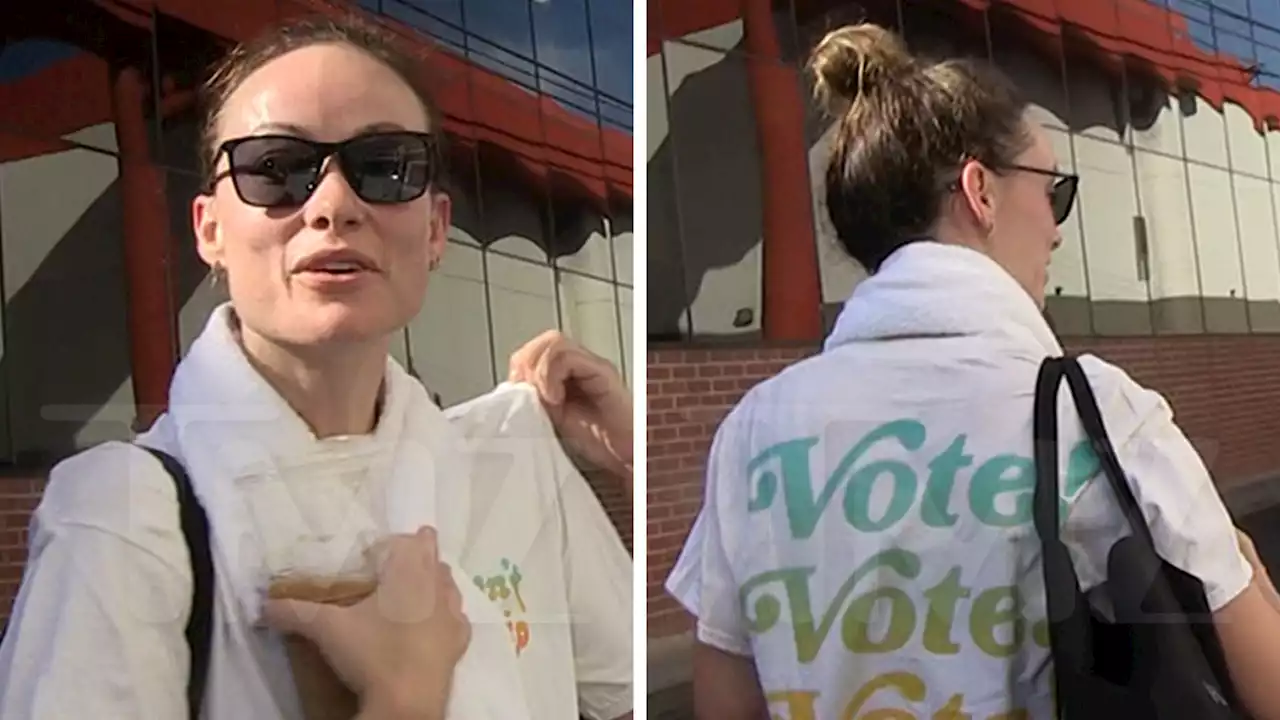 Olivia Wilde Won't Talk About Harry Styles Salad Dressing, Urges People To Vote