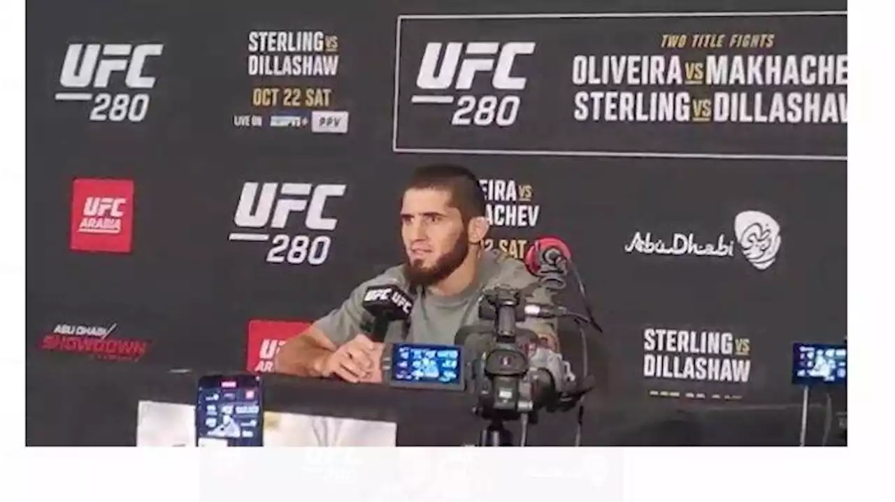 UFC 280, Islam Makhachev Yakin Bakal Tumbangkan Charles Oliveira: Saya akan Menghabisinya - Tribunnews.com