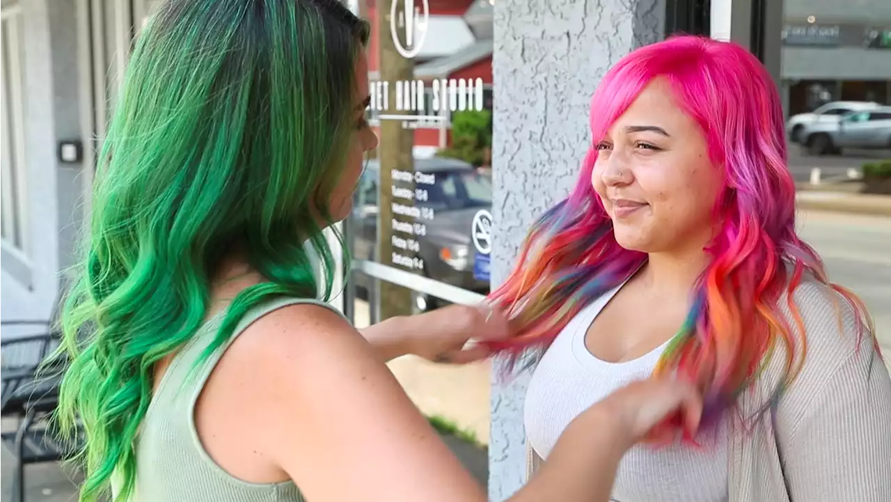 Velvet Hair Studio can transform your hair with every color of the rainbow