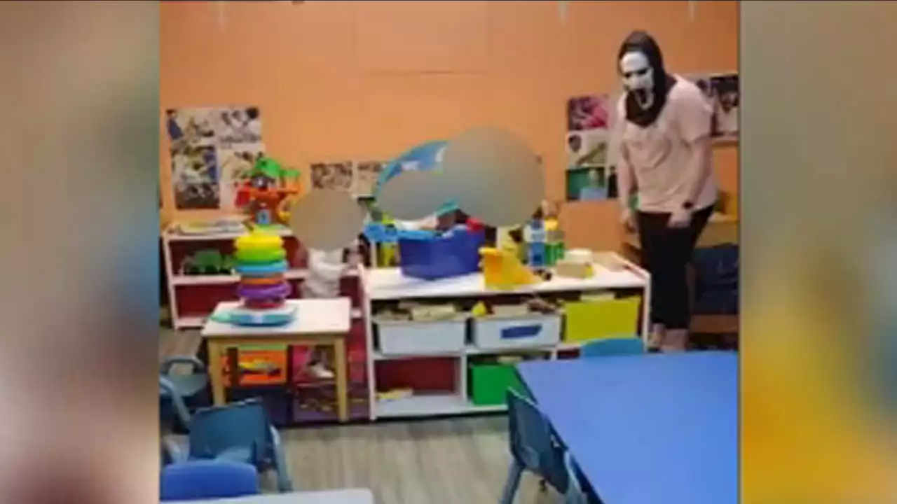 Day care workers who used horror mask to scare children charged with felony child abuse