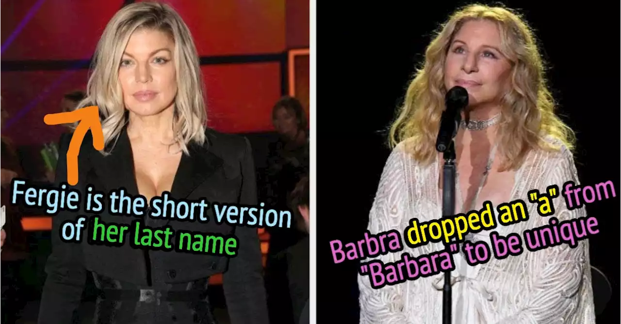 15 Teeny Tiny Names Changes Celebs Made But You Didn't Notice