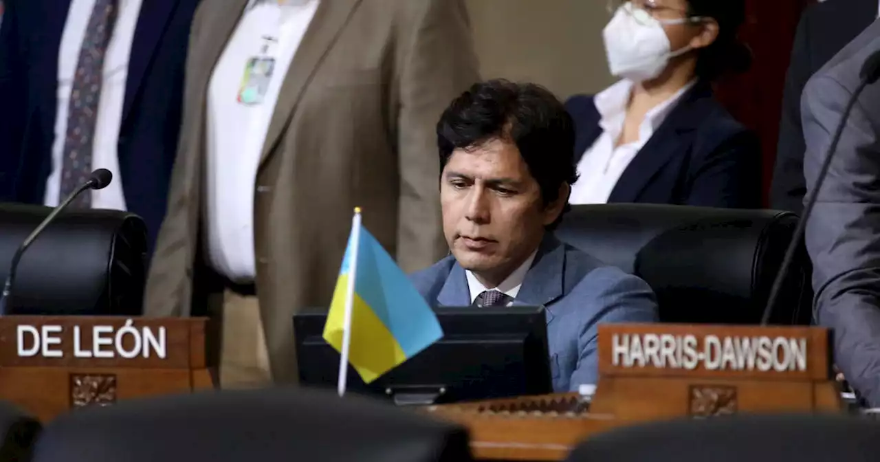 LA City Councilmembers react to De León's refusal to resign