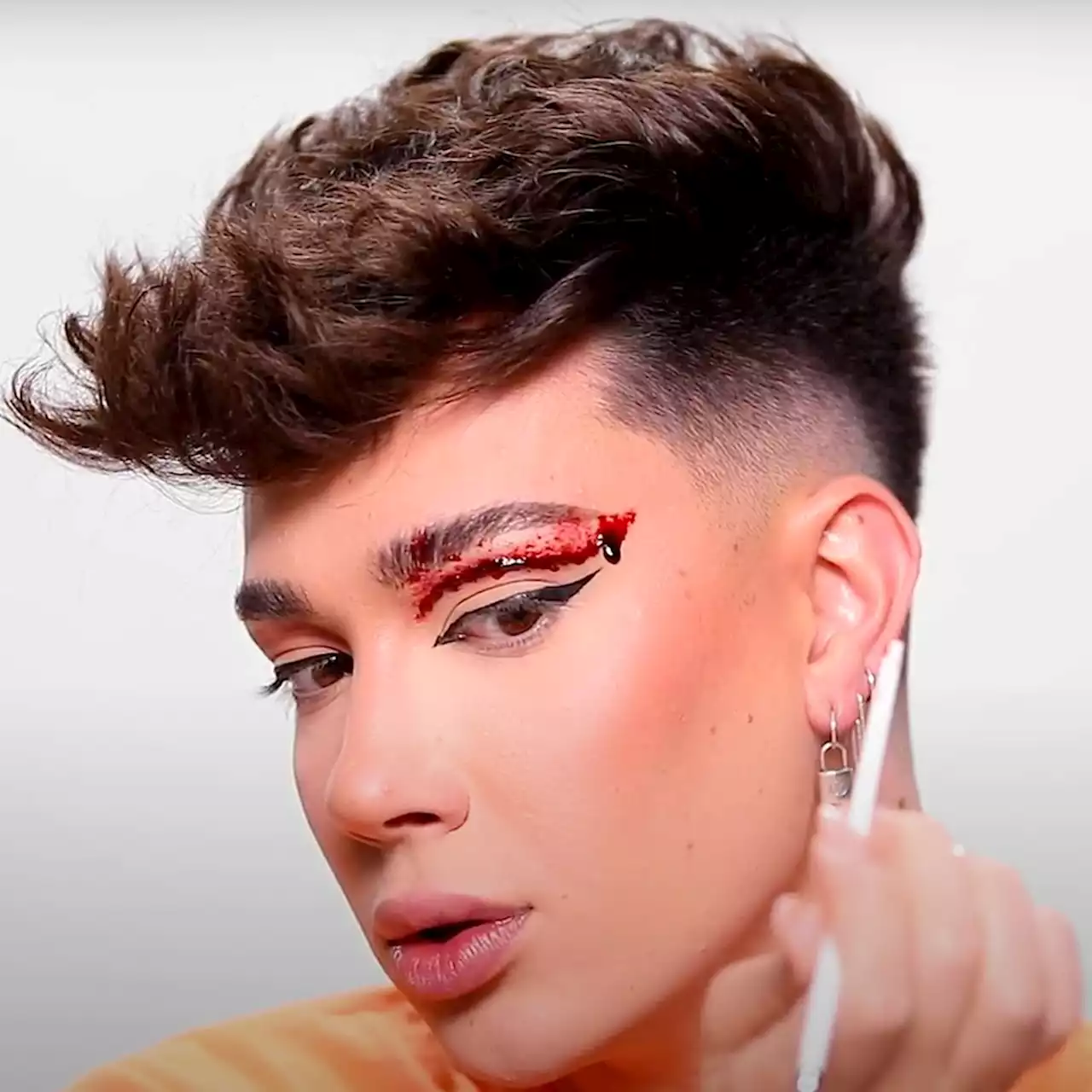 James Charles' Shares Bloody Good Halloween Makeup Look - E! Online