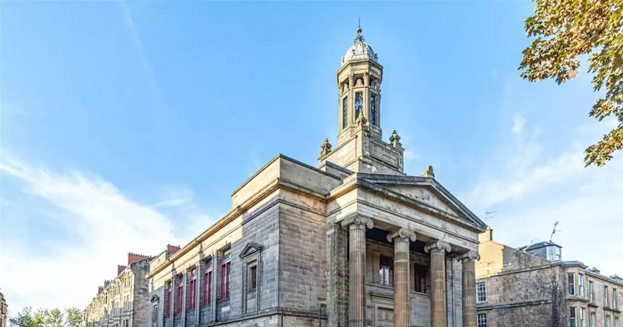 Inside the two-bed flat in the Kelvingrove Parish Church for sale for £260,000