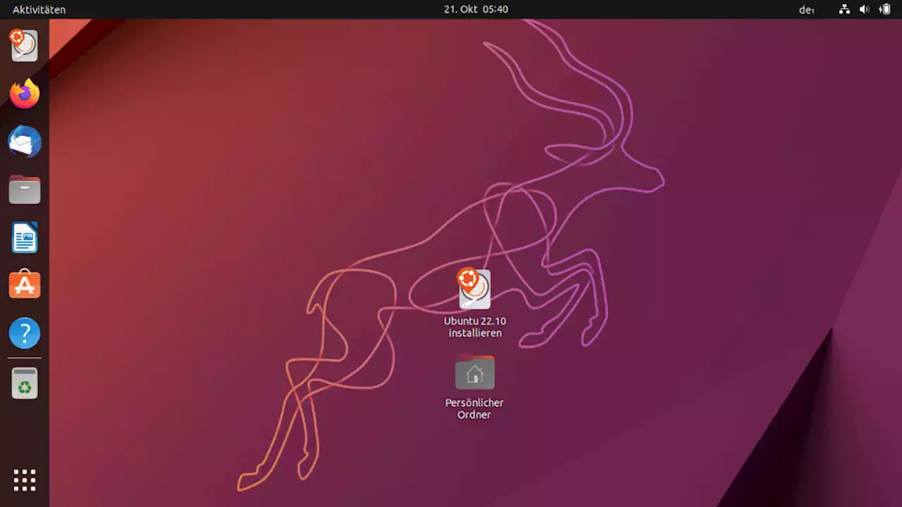 Linux-Distribution Ubuntu 22.10: Aktueller Kernel, Desktop und Pipewire an Bord