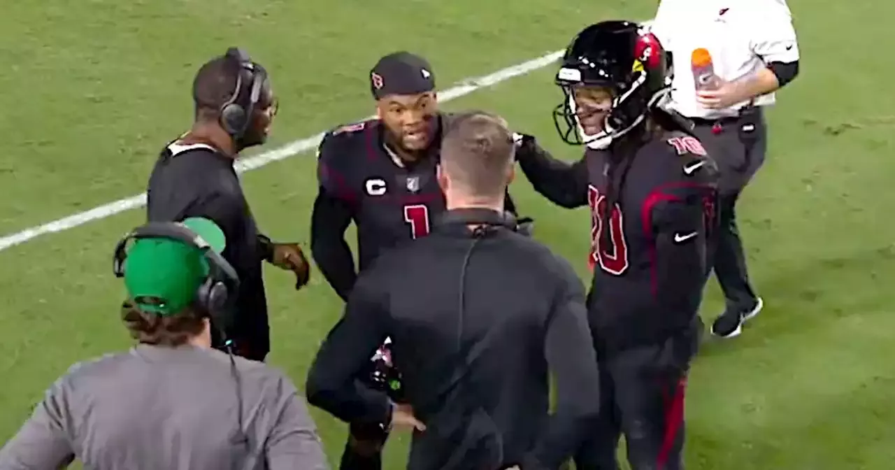 Cardinals' Kyler Murray, Kliff Kingsbury downplay sideline