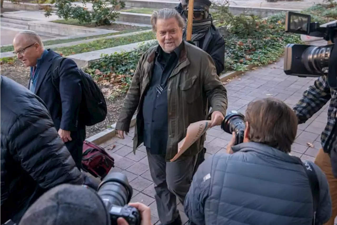 Bannon gets 4 months behind bars for defying 1/6 subpoena