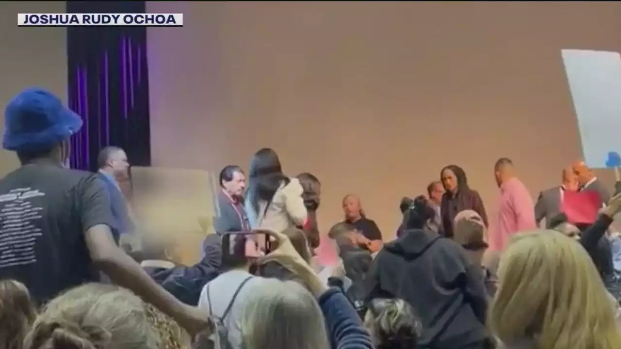 San Francisco DA walks out of debate after protesters disrupt event