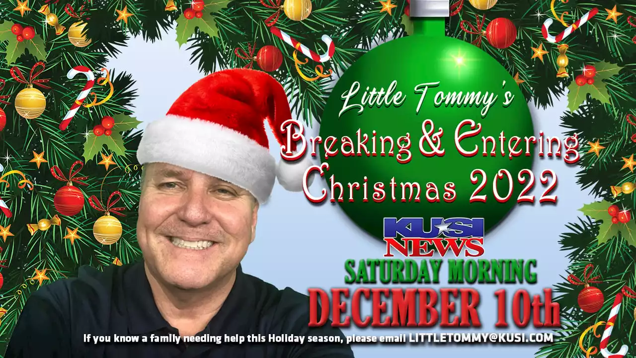 Little Tommy looking for families to help for Breaking & Entering Christmas 2022 -