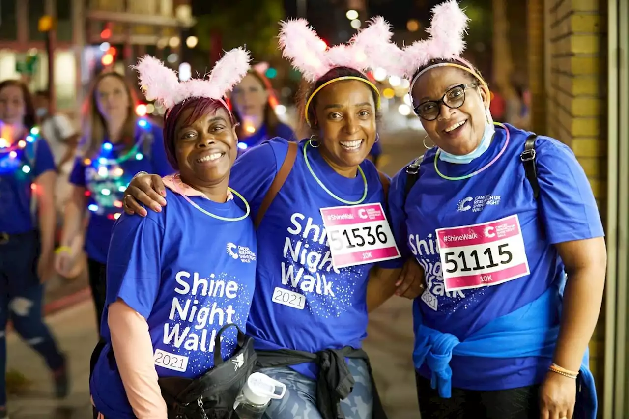 Pictures as hundreds brave the rain for Leeds Cancer Research UK 10k Shine Night Walk