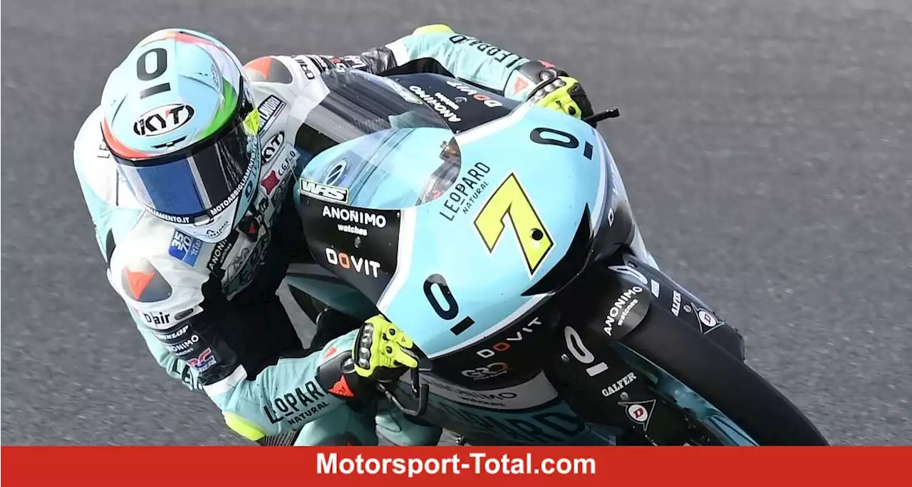 Moto3 FT1 Sepang: Dennis Foggia mit erster Bestzeit