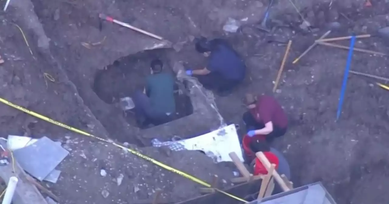 Landscapers find car buried decades ago in the yard of San Francisco Bay Area home