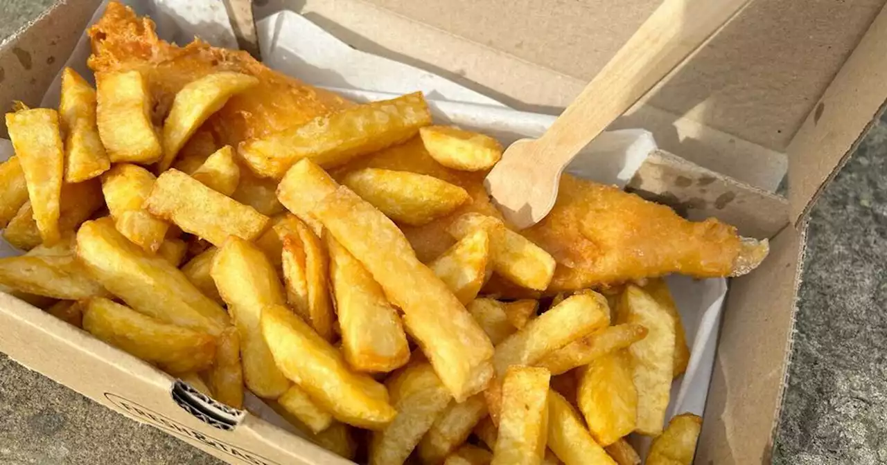 We try popular village fish and chip shop and find it faultless