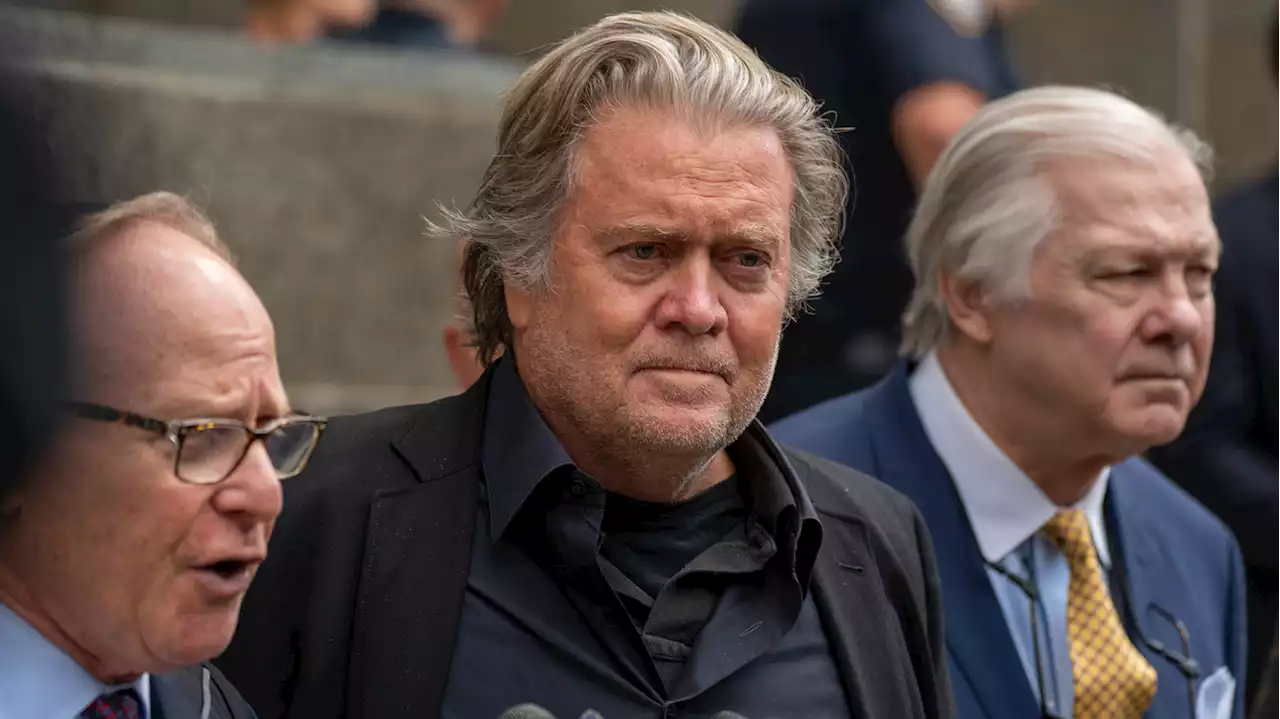 Steve Bannon will be sentenced Friday for flouting House Jan. 6 panel