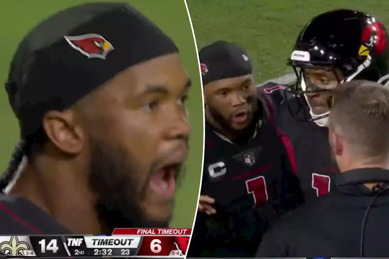 Kyler Murray screams at Kliff Kingsbury in heated Cardinals exchange