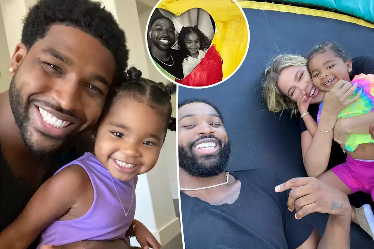 Tristan Thompson shows off cute gift from daughter True