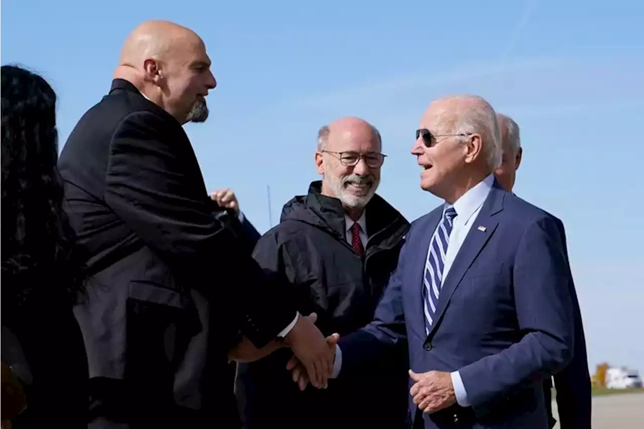 ‘John’s got to win,’ President Joe Biden says at John Fetterman fund-raiser in Philly