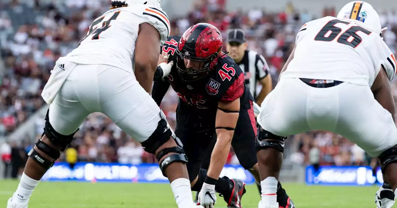 Aztecs football notebook: Defensive end Wyatt Draeger looking forward to 'home' game in Reno