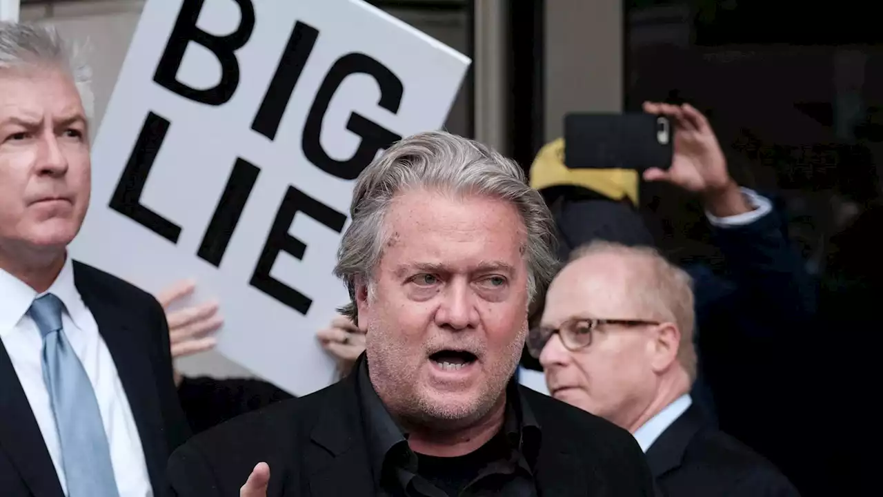 Steve Bannon sentenced for refusing to testify over Capitol siege and Donald Trump bid to overturn election