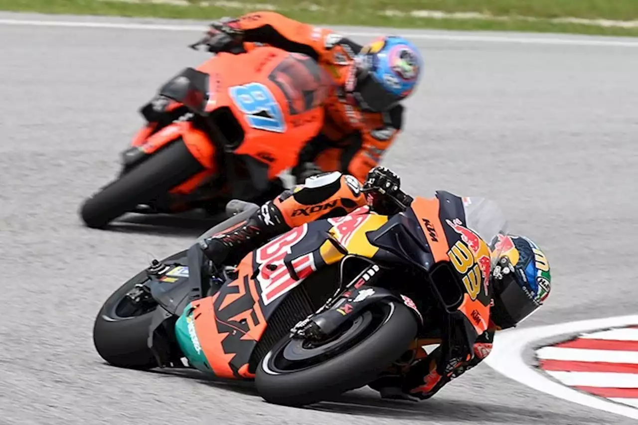 Sepang FP1: Brad Binder (KTM) vorne – 3. Márquez