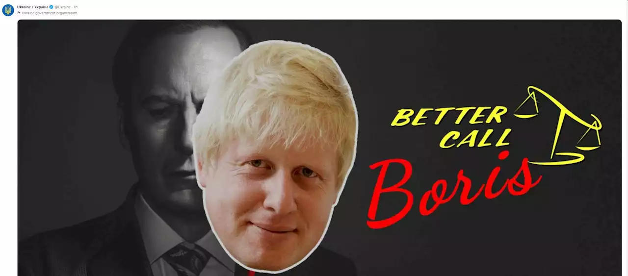 Ukraine deletes 'Better call Boris' tweet calling to bring back Johnson following Truss debacle