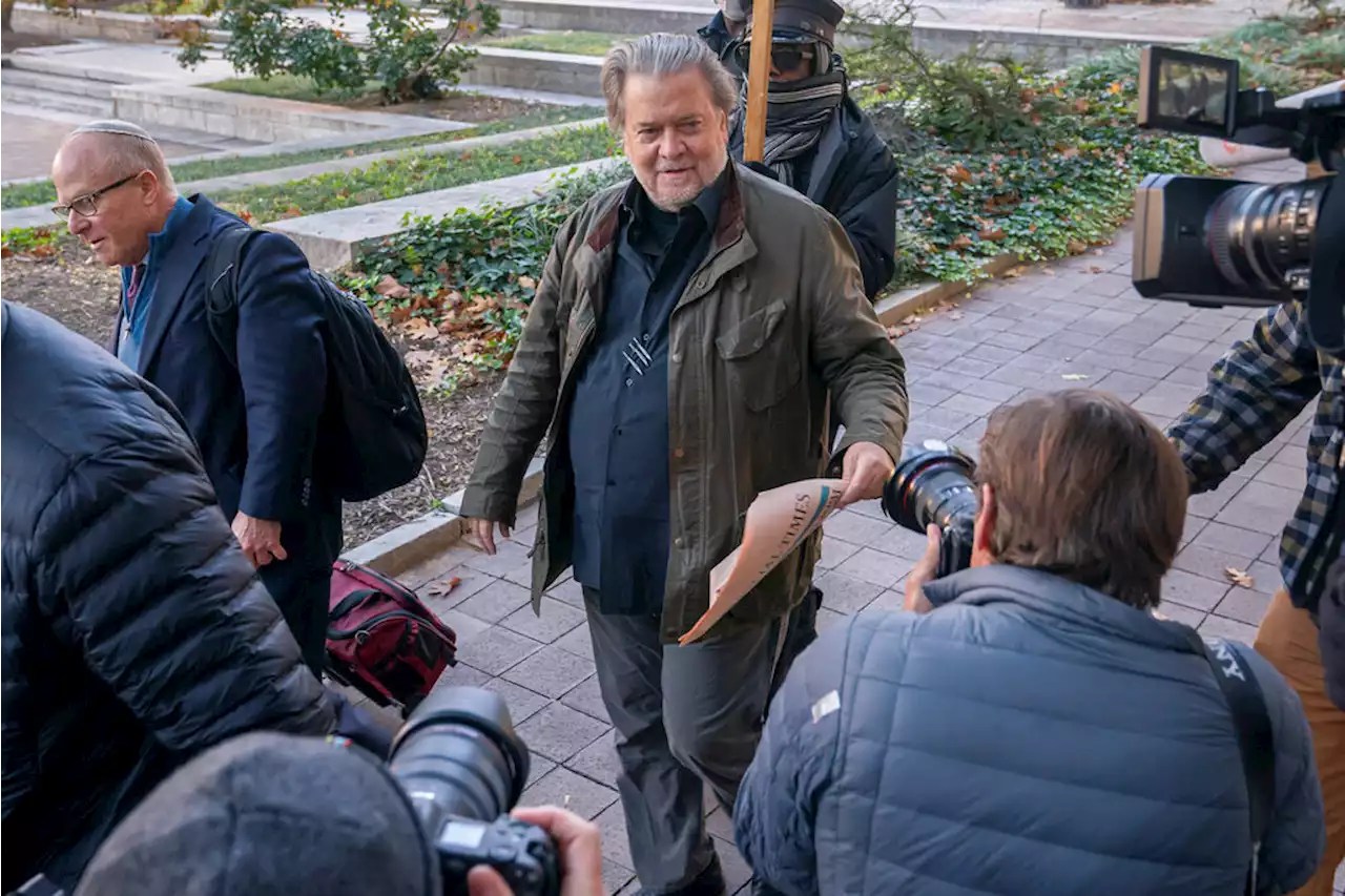 Steve Bannon Gets 4 Months Behind Bars for Defying Jan. 6 Subpoena