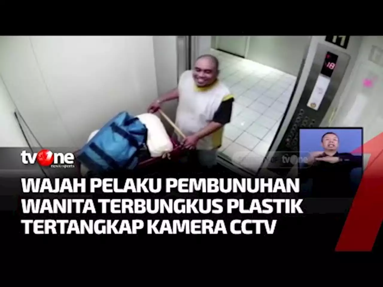 Senyum Pelaku Pembunuhan Saat Dorong Troli Berisi Jasad Wanita Terekam CCTV - tvOne