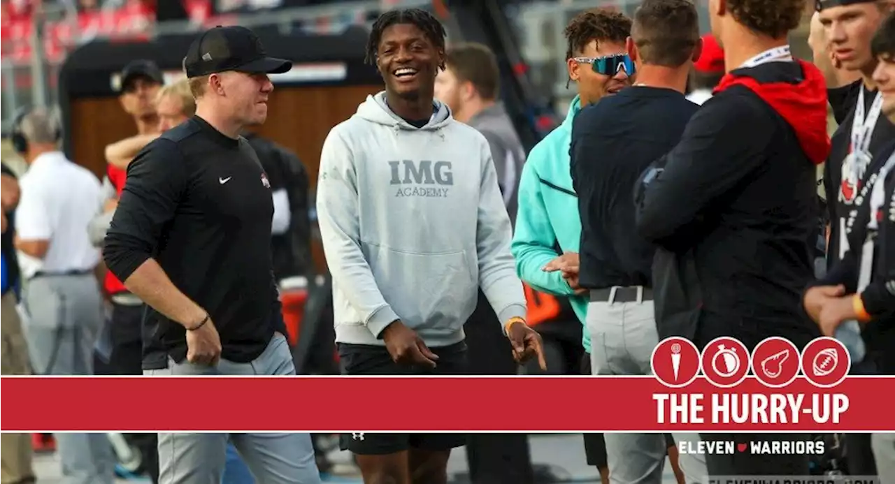 The Hurry-Up: Carnell Tate, Cedrick Hawkins, Quinton Martin and Vaboue Toure Highlight Visitors for Iowa Game, Eddrick Houston Appreciated Ryan Day's Visit to His School