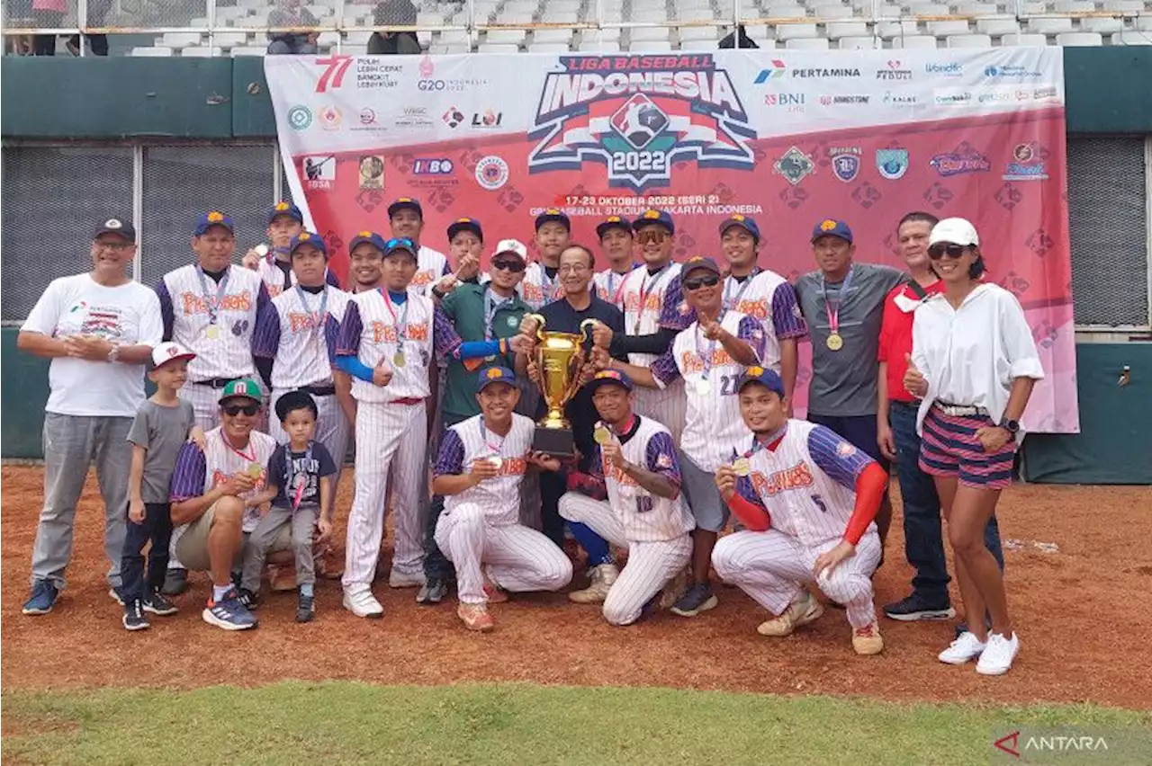 Tim Prambors jadi yang terbaik di Liga Baseball Indonesia 2022