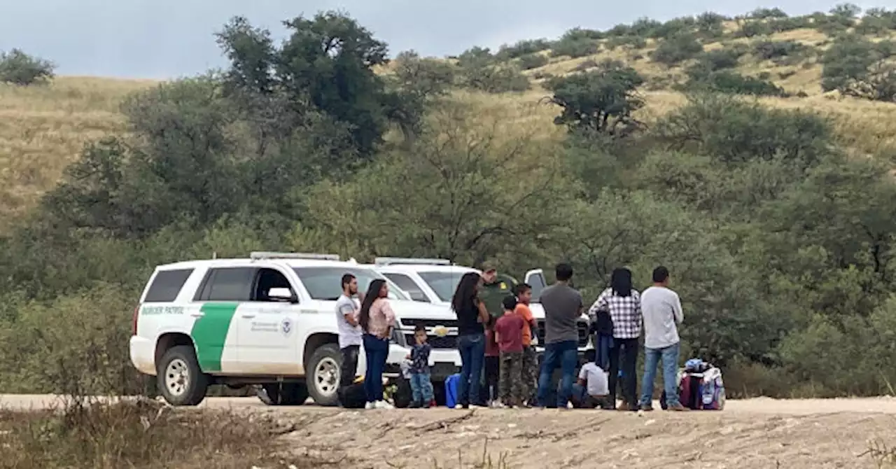 EXCLUSIVE PHOTOS: Migrants Drop Airline Tickets at Mexico-Arizona Border