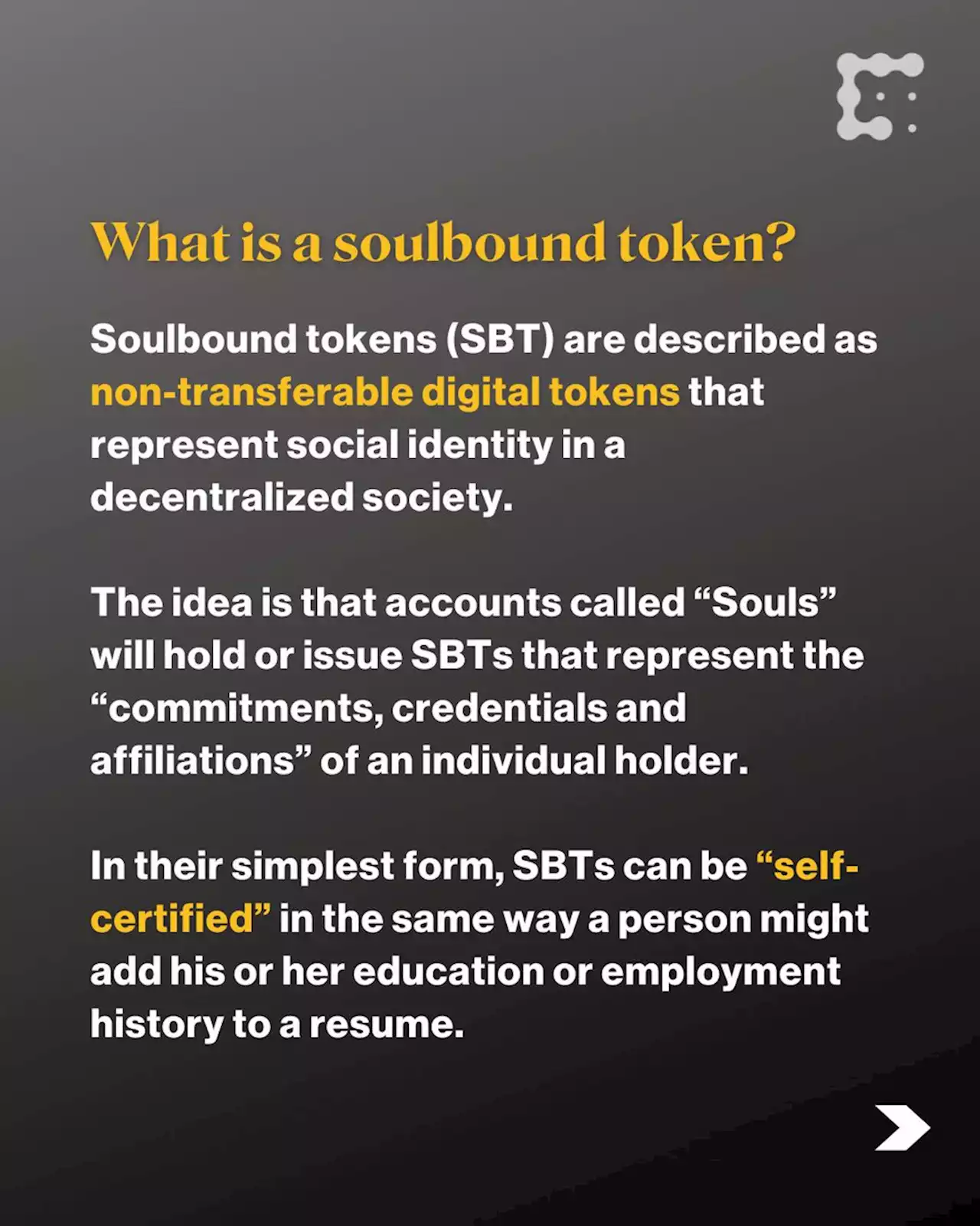 What Are Soulbound Tokens? The Non-Transferrable NFT Explained