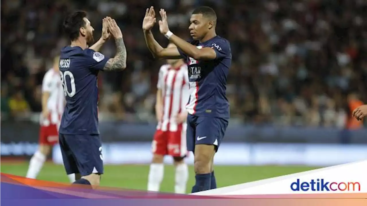 Ajaccio Vs PSG: Messi dan Mbappe Padu, Les Parisiens Menang 3-0