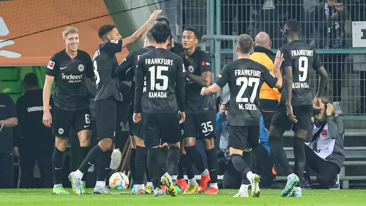 Bundesliga: Eintracht Frankfurt gewinnt gegen Borussia Mönchengladbach - Jesper Lindström trifft doppelt