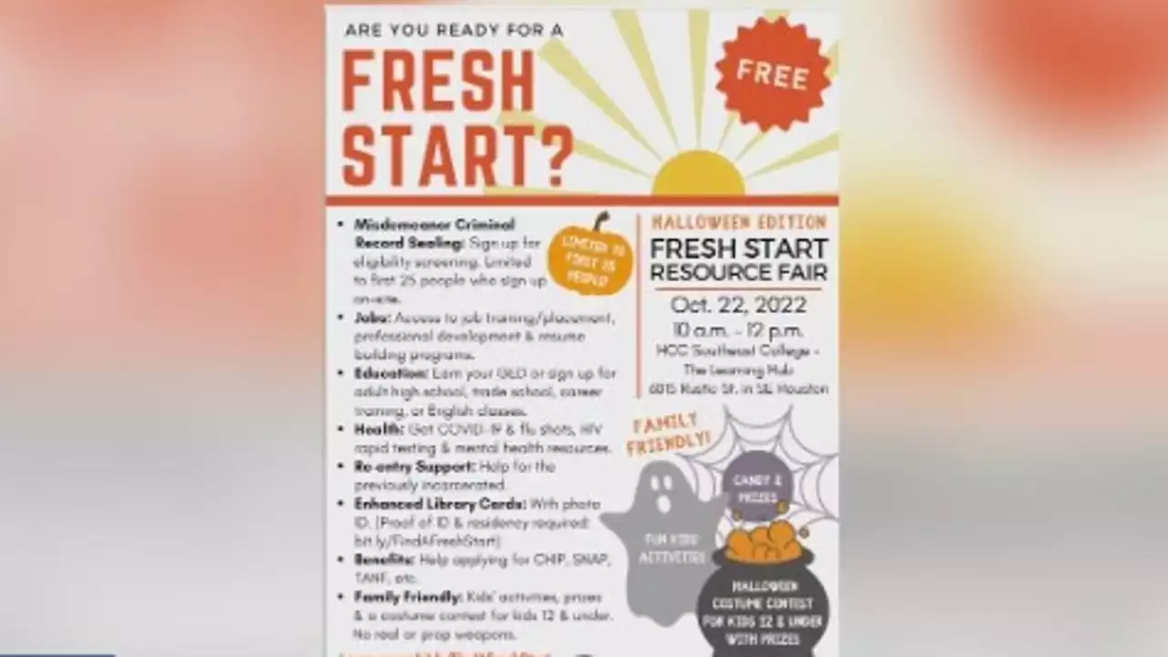 Fresh Start program this Saturday can help you get your criminal record sealed, other services for free