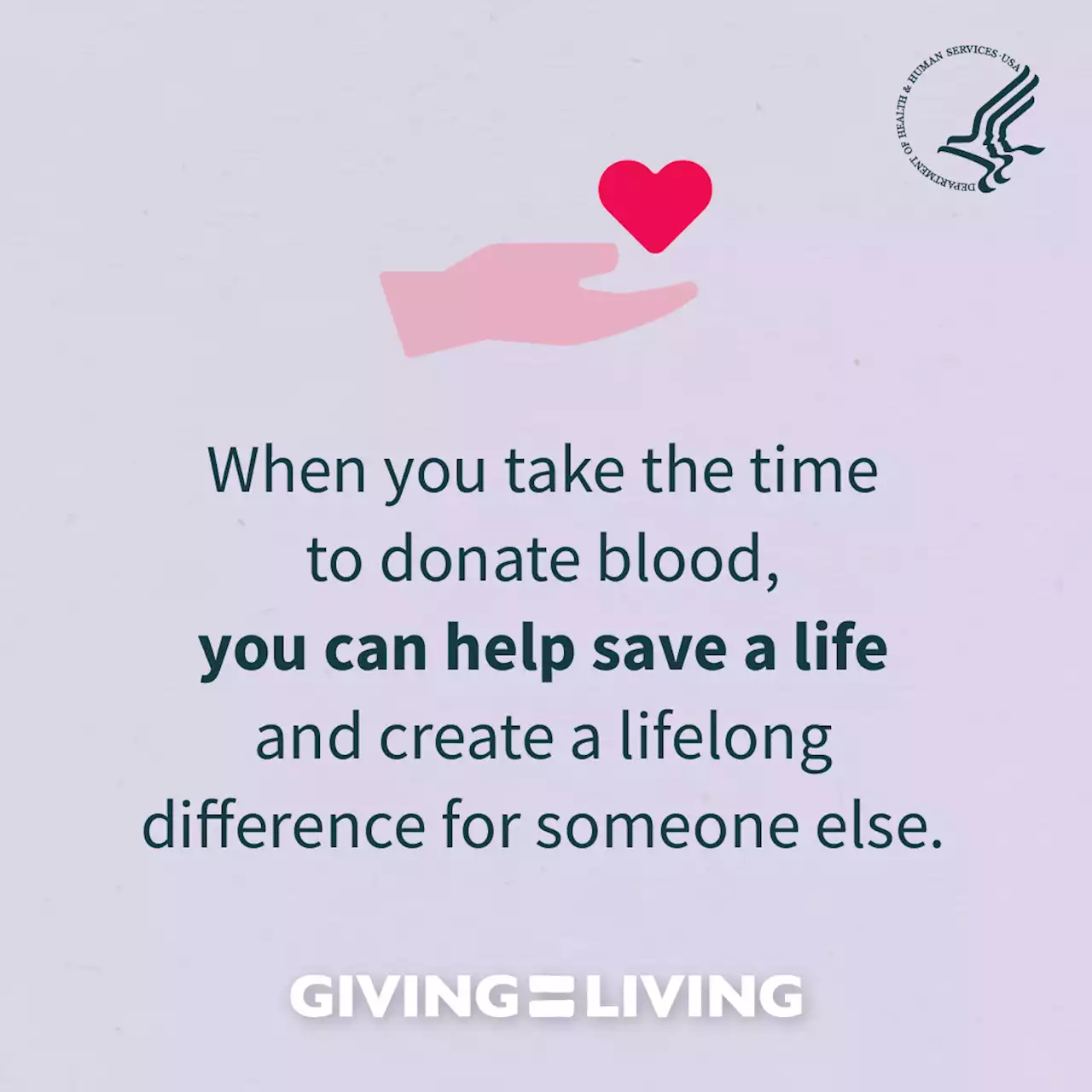 Giving Blood | Giving=Living