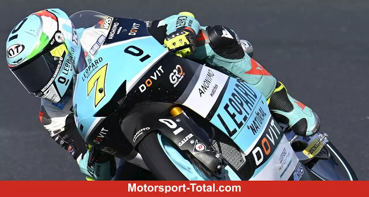 Moto3-Qualifying Sepang: Foggia vor GasGas-Duo auf Pole