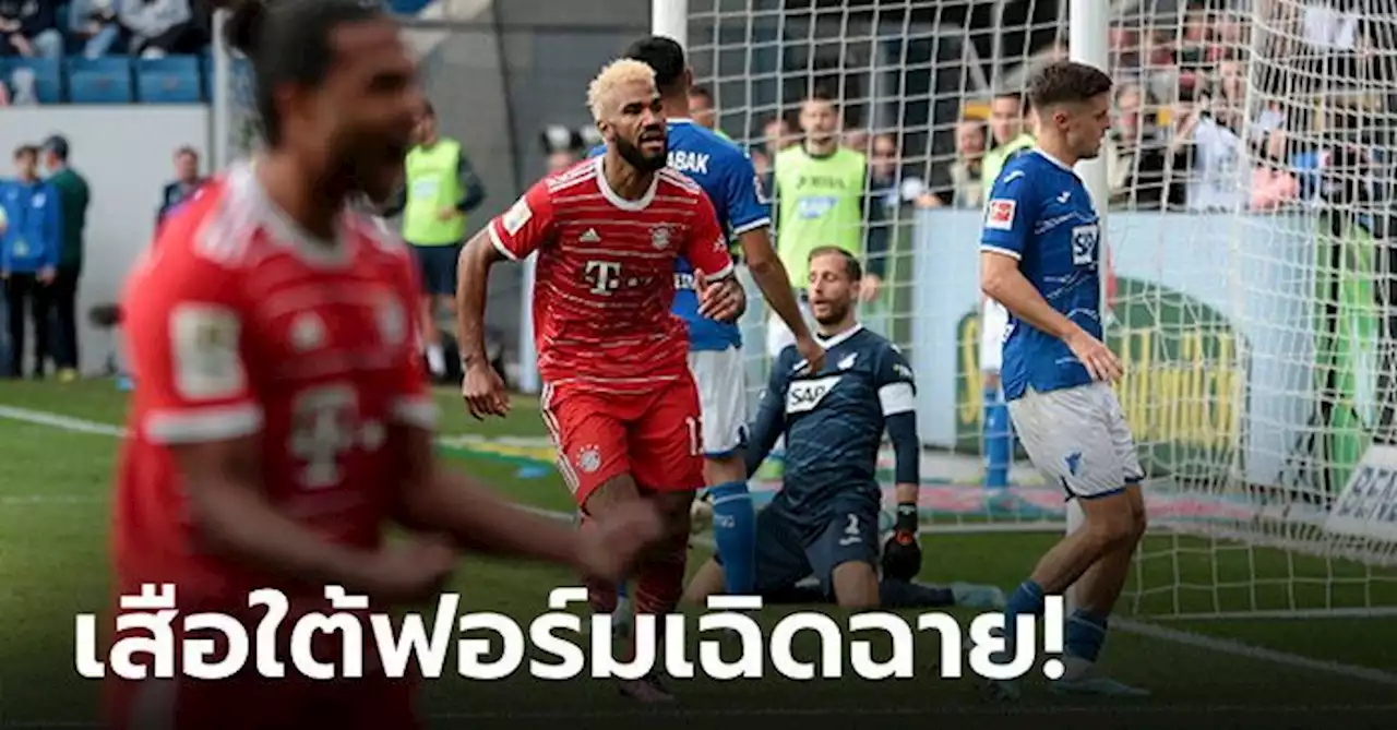 รัวครึ่งแรก! บาเยิร์น มิวนิค บุกทุบ ฮอฟเฟนไฮม์ 2-0 จี้ฝูงแต้มเดียว