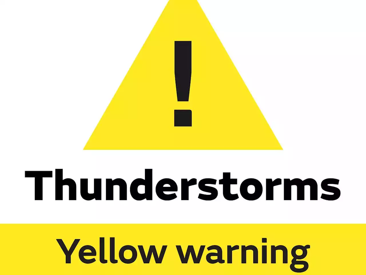 Met Office issues 25-hour thunderstorm warning for England and Wales