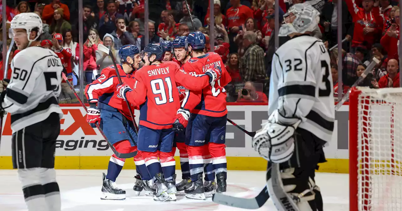 Capitals erase another third-period deficit, beat Kings 4-3